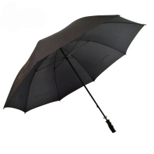 Parapluie personnalisé promotionnel de la couleur noire.